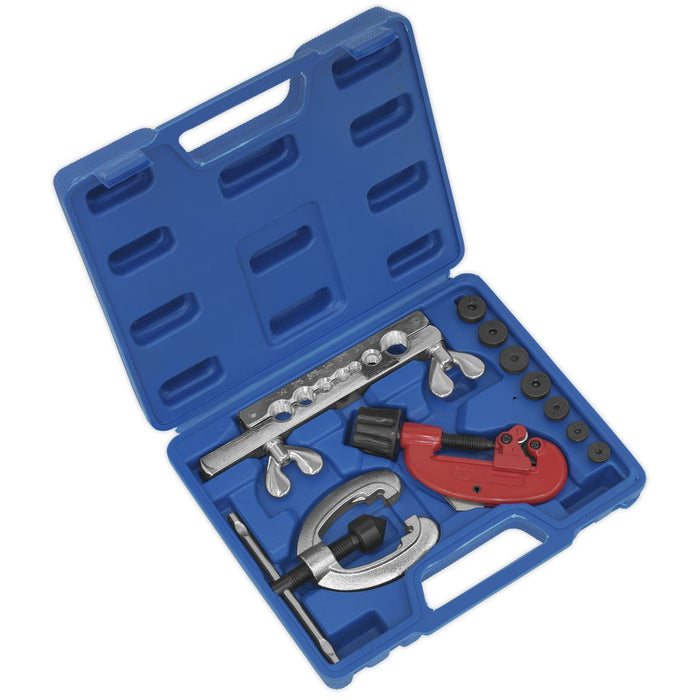 Sealey Premier Pipe Flaring & Cutting Kit 10pc AK506 Sealey - Town Tools 