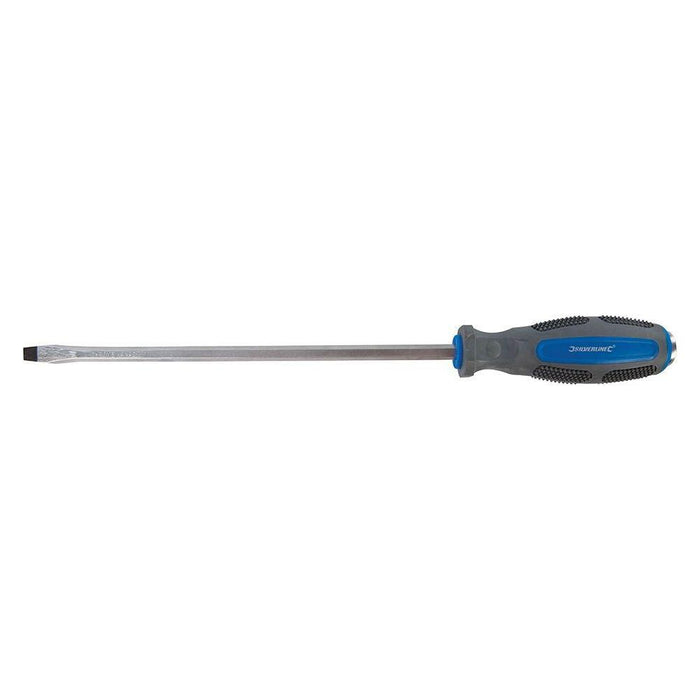Silverline Hammer-Through Screwdriver Slotted 8 x 250mm Silverline - Town Tools 