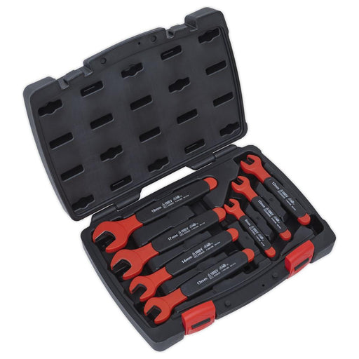 Sealey Insulated Open-End Spanner Set 7pc VDE Approved AK63171 Sealey - Town Tools 