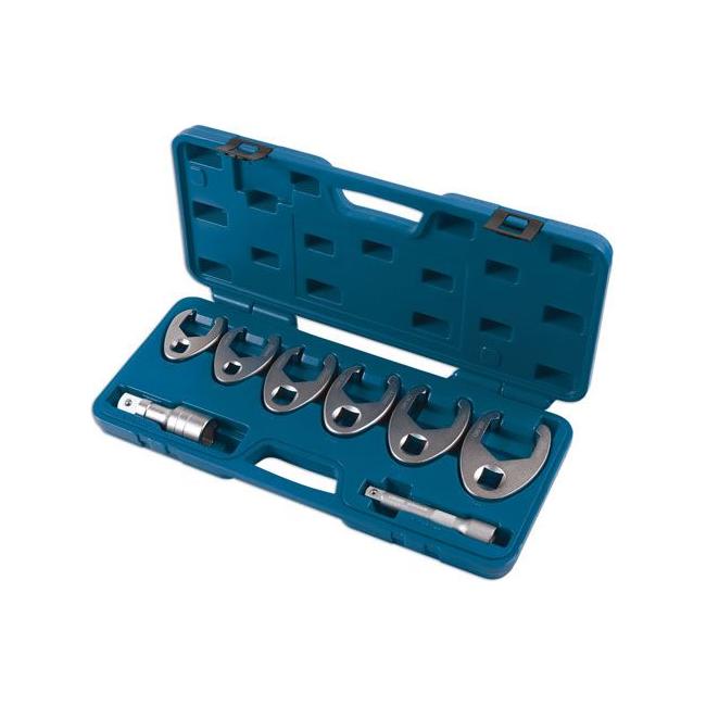 Laser Crows Foot Wrench Set 1/2"D, 3/4"D 8pc 7476