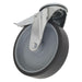 Sealey Medium-Duty Thermoplastic Bolt Hole Castor Wheel with Total Lock100mm Tra Sealey - Town Tools 