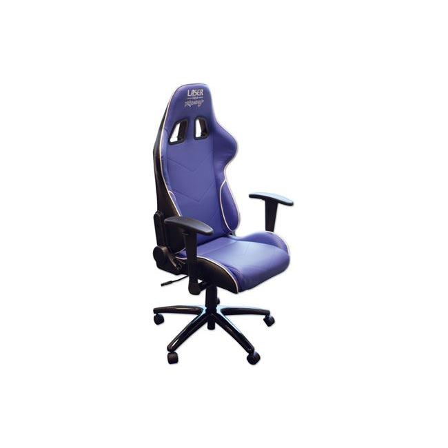 Laser Laser Tools Racing Chair - Blue with White Piping 6655