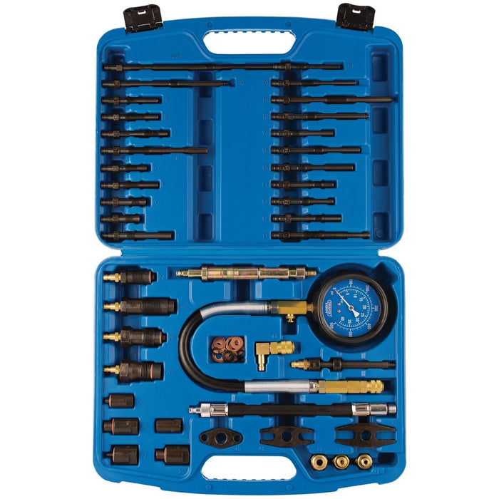 Draper Petrol and Diesel Master Engine Compression Test Kit (42 Piece) 35886 Draper - Town Tools 