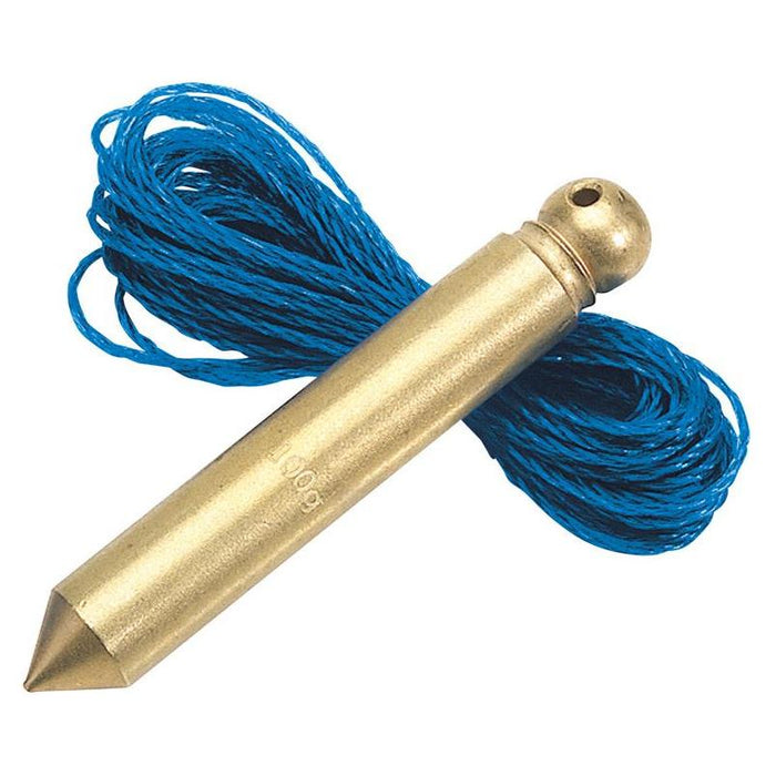 Draper Plumb Bob with Nylon Line, 100g, 5m (Approx) 60698 Draper - Town Tools 