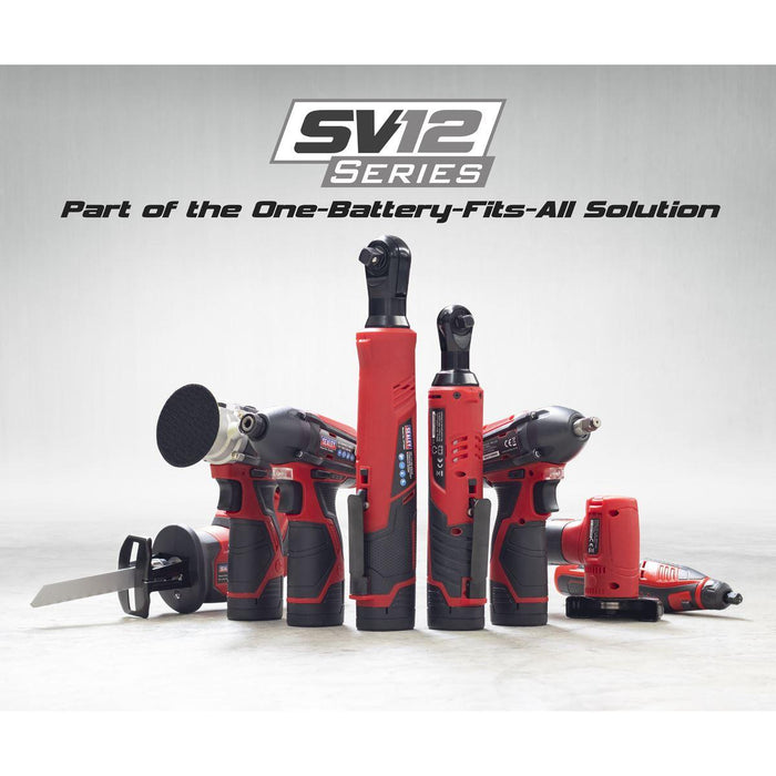 Sealey SV12 Series 10mm Cordless Combi Drill Kit 12V 1.5Ah - 2 Batteries Sealey - Town Tools 