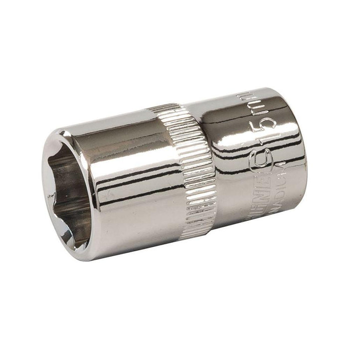 Silverline Socket 1/2" Drive 6pt Metric 15mm Silverline - Town Tools 