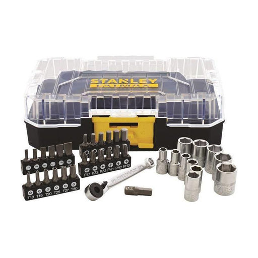 Stanley® Hand Tools FatMax® PRO-STACK™ 1/4in Socket & Bit Set, 37 Piece STANLEY® Hand Tools - Town Tools