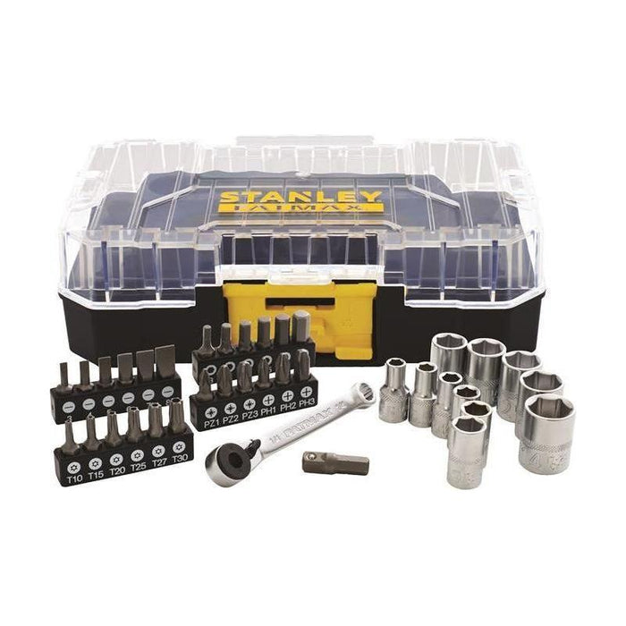 Stanley® Hand Tools FatMax® PRO-STACK™ 1/4in Socket & Bit Set, 37 Piece STANLEY® Hand Tools - Town Tools