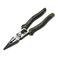 Draper Draper Expert Long Nose Pliers with Wire Stripper, 200mm