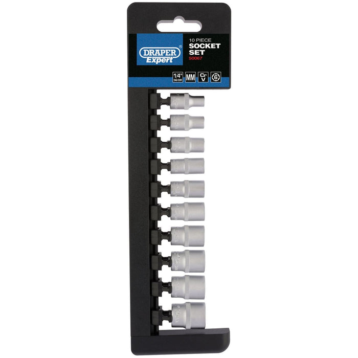 Draper Metric Socket Set, 1/4" Sq. Dr. (10 Piece) 50067 Draper - Town Tools 