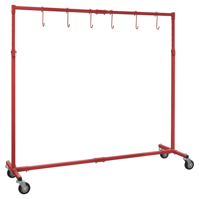 Sealey Adjustable Paint Hanger 1.95m MK80 Sealey - Town Tools 