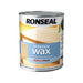 Ronseal Interior Wax Almond Wood 750ml Ronseal - Town Tools