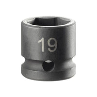 Facom 6-Point Stubby Impact Socket 1/2in Drive 19mm