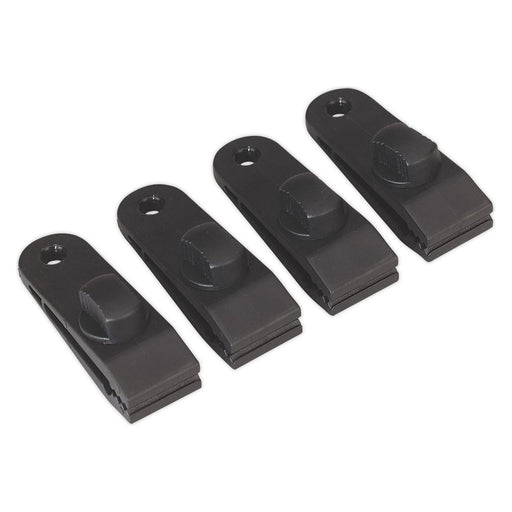 Sealey Tarpaulin Clip Pack of 4 TARP4 Sealey - Town Tools 