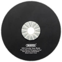 Draper HSS Circular Saw Blade, 88mm Diameter, 18tpi 26074