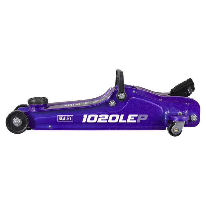 Sealey Low Profile Short Chassis Trolley Jack 2 Tonne - Purple 1020LEP Sealey - Town Tools 