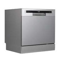 Baridi Tabletop Dishwasher 8 Place Settings 8L Capacity - Silver DH87