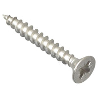 Forgefix Multi-Purpose Pozi Compatible Screw CSK ST S/Steel 4.0 x 30mm Box 200