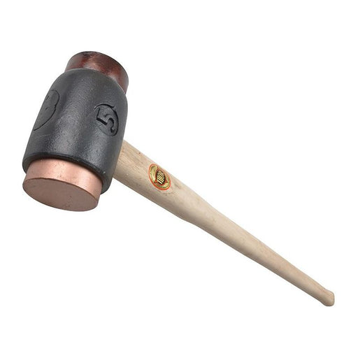 Thor 222 Copper / Hide Hammer Size 5 (70mm) 5000g Thor - Town Tools