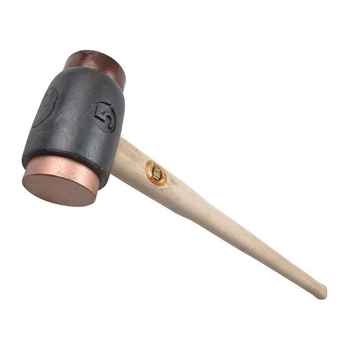 Thor 222 Copper / Hide Hammer Size 5 (70mm) 5000g Thor - Town Tools