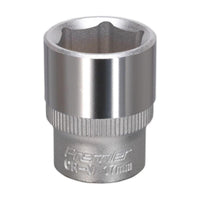 Sealey WallDrive Socket 17mm 3/8"Sq Drive S3817