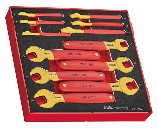 Teng Tools Insulated Spanner Set FOAM2 12 Pieces Teng Tools - Town Tools 