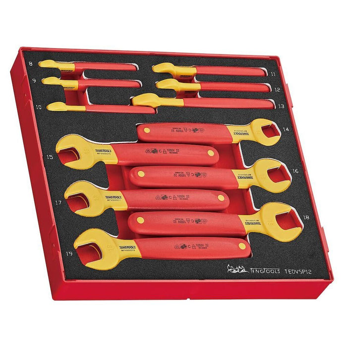 Teng Tools Insulated Spanner Set FOAM2 12 Pieces Teng Tools - Town Tools 