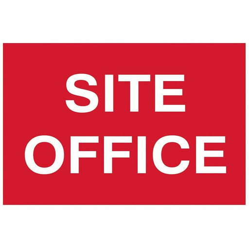 Scan Site Office - PVC Sign 600 x 400mm Scan - Town Tools