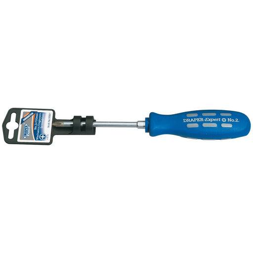 Draper Expert Cross Slot Mechanic's Screwdriver, No.2 x 100mm 55501 Draper - Town Tools 