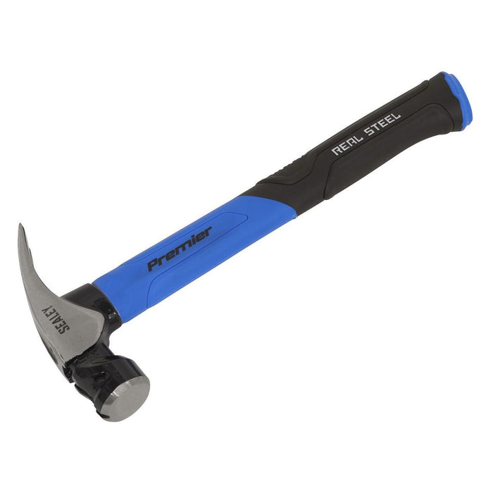 Sealey Claw Hammer with Fibreglass Shaft 20oz CLHG20 Sealey - Town Tools 