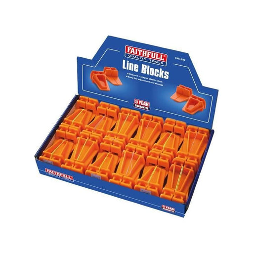 Faithfull Line Block Counter Display (12 Piece) Blocks Only Faithfull - Town Tools