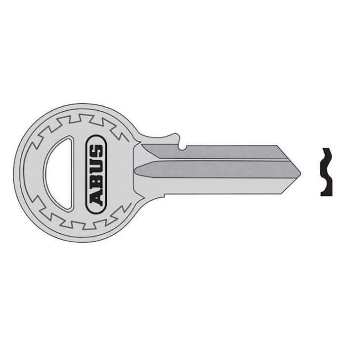 Abus Mechanical T84/40 40mm Left Hand Key Blank 08682 ABUS Mechanical - Town Tools