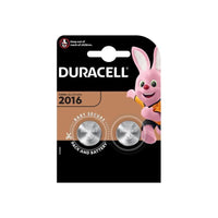Duracell CR2016 Coin Lithium Battery (Pack 2)