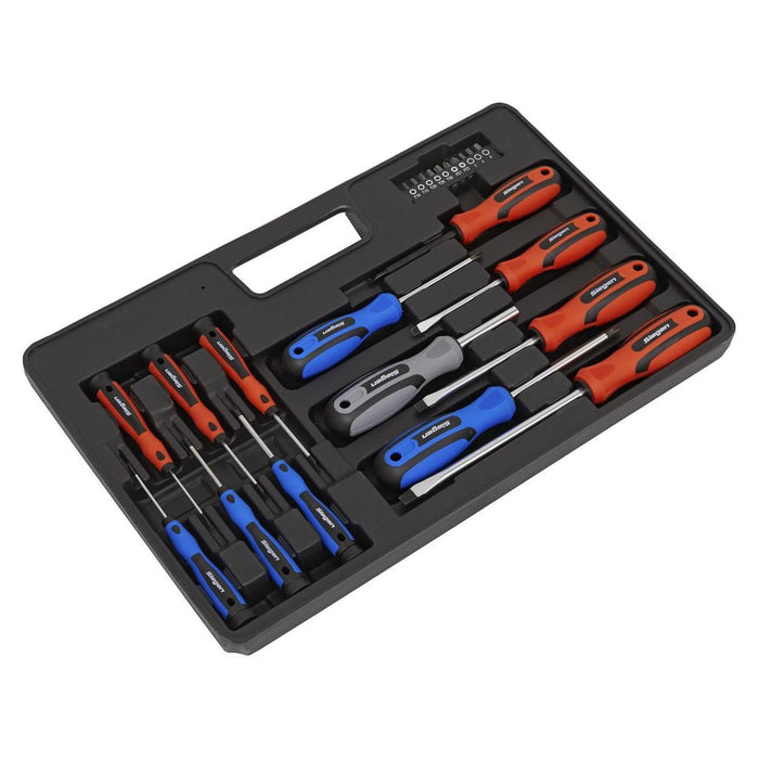 Sealey Soft Grip Screwdriver & Bit Set 23pc S0598 Siegen by Sealey - Town Tools 