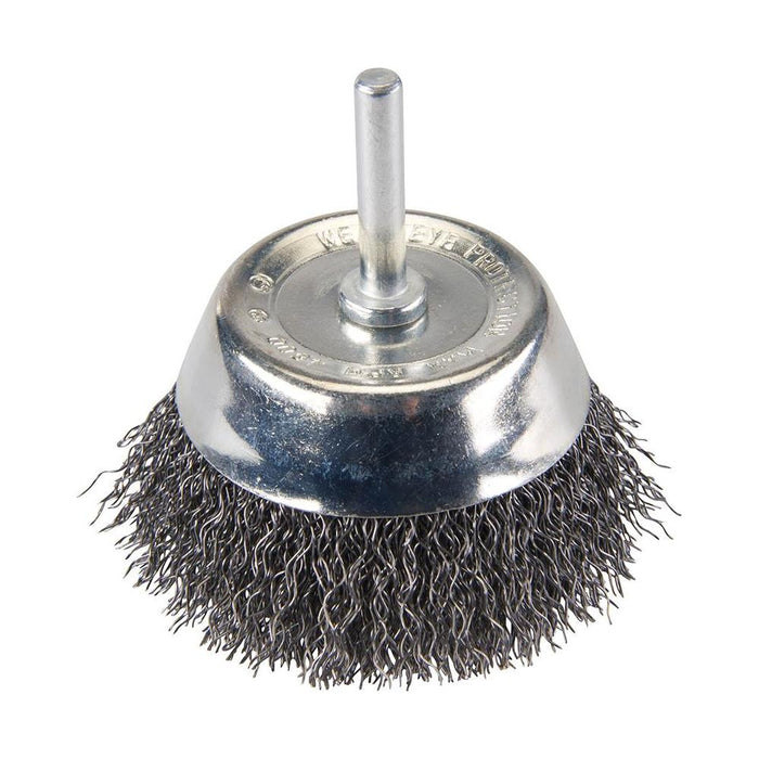 Silverline Rotary Steel Wire Cup Brush 75mm Silverline - Town Tools 