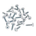 Sealey Numberplate Screw Plastic Enclosed Head 4.8 x 24mm White Pack of 50 PTNP5 Sealey - Town Tools 