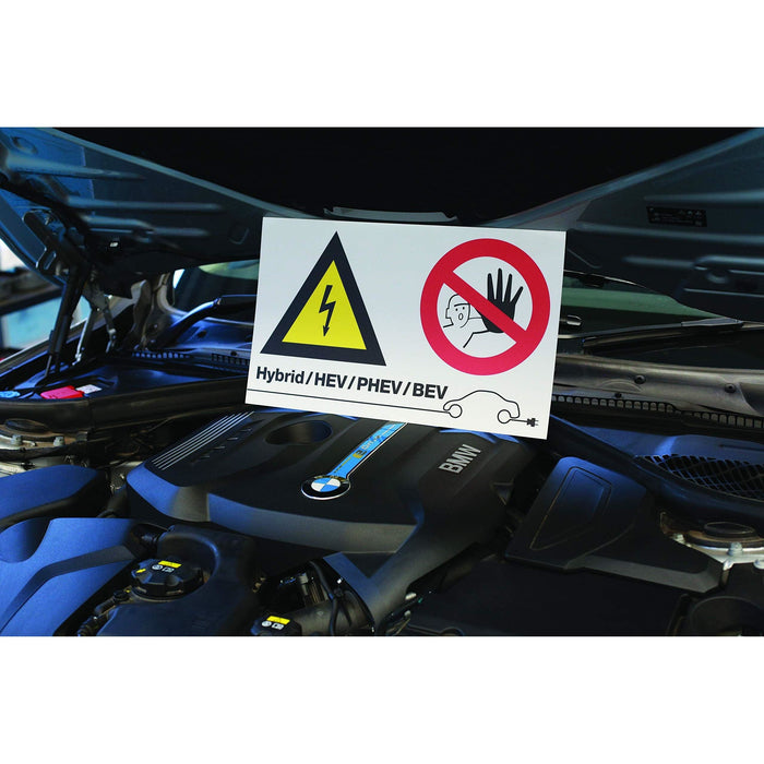 Laser High Voltage/No Admittance Sign (without text) 7576 Laser - Town Tools 