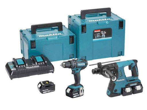 Makita DLX2137PTJ LXT Twin Pack 18V 4 x 5.0Ah Li-ion Makita - Town Tools
