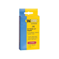 Tacwise 91 Narrow Crown Staples 40mm - Electric Tackers (Pack 1000)