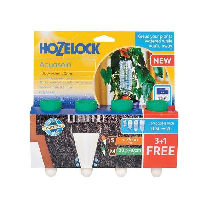 Hozelock 2717 Green Aquasolo Watering Cone for Medium 16in Pots (Pack 4) Hozelock - Town Tools