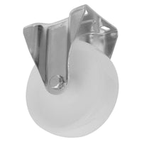 Sealey Heavy-Duty Nylon Castor Wheel Fixed Plate125mm Trade SCW4125FPEM
