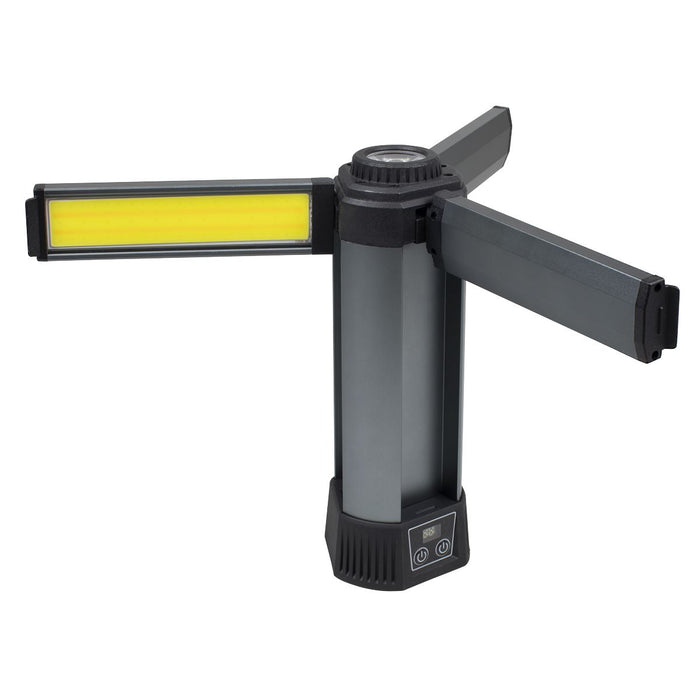 Sealey Rechargeable Flexible Floodlight with Tripod 24W COB LED & 5W SMD LED Sealey - Town Tools 