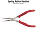 Teng Tools Mini Bent Long Nose Plier 140mm Teng Tools - Town Tools 