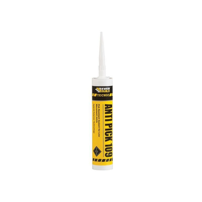 Everbuild Sika Tecnic Anti-Pick 109 White 295ml Everbuild Sika - Town Tools