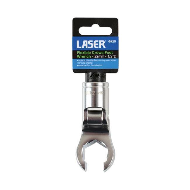 Laser Flexible Crows Foot Wrench 1/2"D 22mm 6925
