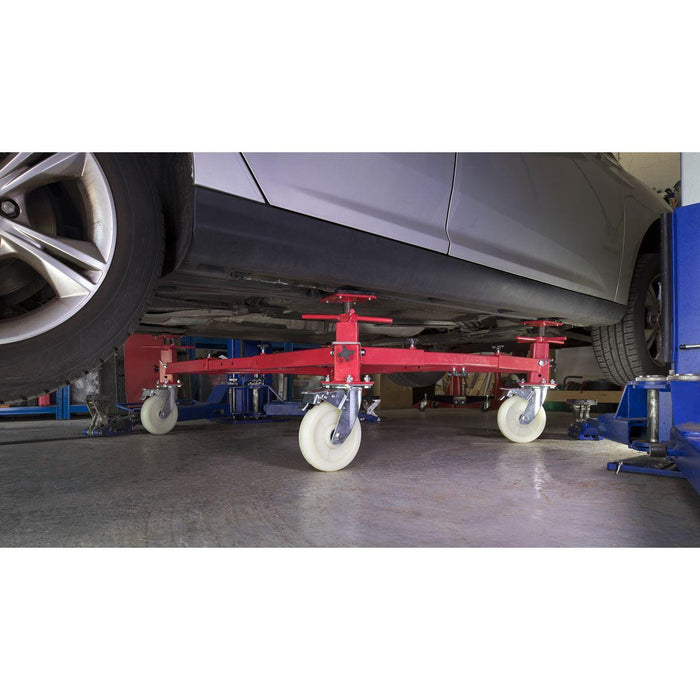 Sealey Vehicle Moving Dolly 4-Post 900kg VMD002 Sealey - Town Tools 