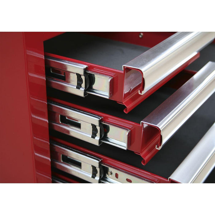 Tool Chest Combination 14 Drawer with 1179pc Tool Kit - Red Sealey - Town Tools