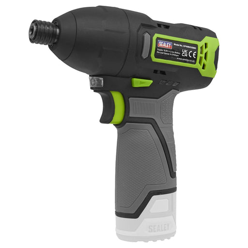 Sealey SV10.8 Series 1/4"Hex Drive Cordless Impact Driver 10.8V - Body Only Sealey - Town Tools 
