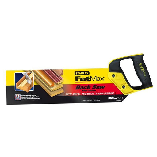 Stanley® Hand Tools FatMax® Tenon Back Saw 360mm (14in) 11 TPI STANLEY® Hand Tools - Town Tools