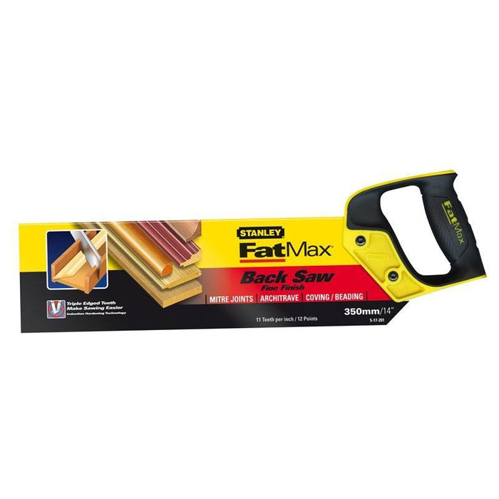 Stanley® Hand Tools FatMax® Tenon Back Saw 360mm (14in) 11 TPI STANLEY® Hand Tools - Town Tools